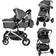 Kinder King 2 in 1 Convertible Baby Stroller