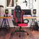 BestOffice Ergonomic Gaming Chair - Black/Red