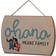 Open Road Brands Ohana Means Family Wall Decor 9.5x5.8"