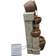 Teamson Home Tiered Wall Fountain with Bowls and Pots