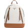 Michael Kors Brooklyn Medium Logo Backpack - Vanilla/Acorn