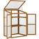 OutSunny Cold Frame Greenhouse 30x24" Wood Polycarbonate