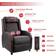 Homall Racing Recliner Gaming Chair - Black/Red