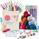 Hearth & Harbor Crochet Kit for Beginners Adults 73-pack
