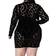 Ranfare B097361M64 Women's Club Bodycon Midi Dress Plus Size