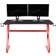 Flash Furniture 52"W Ergonomic PC Gaming Desk - Black/red, 1308x603x762mm