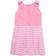 Tommy Hilfiger ​Little Girl’s Bow Strap Striped Dress - Pink
