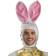 Rubies Adult Easter Deluxe Bunny Costume with Mascot Head