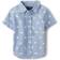 The Children's Place Baby's Dad & Me Horse Poplin Button Up Shirt - Blue Riviera