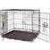 KennelMaster Double Door Folding Wire Dog Crate Small 48.3x58.4