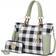 MKF Collection Mariely Checker Tote Bag