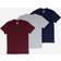 Polo Ralph Lauren Men's Classic Fit Crew Undershirts 3-pack - Classic Wine/Cruise Navy/Andover Heather
