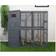 Pawhut Cat House Outdoor Catio Kitty Enclosure with Platforms Run Lockable Doors and Asphalt Roof, 77x37x69inch