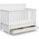 Storkcraft Forrest 5-in-1 Convertible Baby Crib with Drawer 55.8x30.4"