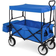 Best Choice Products Collapsible Folding Utility Wagon with Canopy Garden Cart