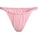WeWoreWhat Adjustable Ruched Bikini Bottom - Baby Pink