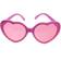 PartyDeco Heart Glasses Pink