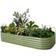 Vego Garden Modular British Green Metal Raised Garden Bed 9.8x26.4x17.7"