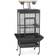 Prevue Wrought Iron Parrot Bird Cage 24x20x60in Pewter