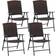 OutSunny 84B-712 4-pack Reclining Chair
