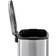 Qualiazero Heavy Duty Hands-Free Stainless Steel Garbage Can 13.21gal