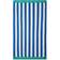 Lexington Striped Cotton Terry Badehåndkle Hvit, Blå (180x100cm)