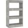 vidaXL concrete grey Cabinet/Room Divider Bokhylle