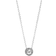 Pandora Round Sparkle Halo Necklace - Silver/Transparent