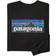 Patagonia Long-Sleeved P-6 Logo Responsibili-T-shirt - Black