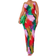 PrettyLittleThing Printed Plisse Cowl Neck Maxi Dress Plus Size - Multi