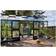 Halls Greenhouses Jubi 60 15.1m² Edelstahl Glas
