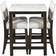 Merax Counter Height Table Dining Set 29.5x45.5" 5