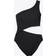 Tory Burch Cut-Out One-Piece Swimsuit Black