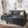 Honbay Reversible Sectional L-Shaped Sofa 78.5" 3 3 Seater