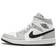 Nike Air Jordan 1 Mid W - White/Light Smoke Grey/Black
