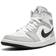 Nike Air Jordan 1 Mid W - White/Light Smoke Grey/Black