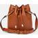 Christian Louboutin By My Side Logo Leather Bucket Bag BROWN