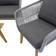 Venture Design Chania Lounge-Set, 1 Bord inkl. 2 Stolar & 1 Soffor