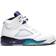 Nike Air Jordan 5 Retro 2013 M - White/New Emeral/Grp Ice/Blk