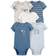 Carter's Baby Short-Sleeve Bodysuits 5-pack - Blue/White