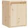 vidaXL brown, 1 Wood Pine Wall Cabinet