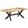 vidaXL Stylish Wooden Dining Table 39.4x78.7"