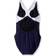 TYR Women's Maxfit T-Splice Swimsuit - Navy/White