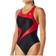 TYR Women's Maxfit T-Splice Swimsuit - Black/Red