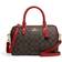 Coach Rowan Satchel In Blocked Signature Canvas - Gold/Brown/Red