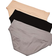 Motherhood Maternity Fold Over Panties 3-pack Black/Nude/Grey(91590-05)