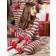 Leveret Kid's Christmas Pajamas - Red White Green