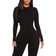 Fashion Nova Maribel Snatched Jumpsuit - Black