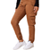 Fashion Nova Kalley Cargo Pants - Tan