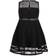 Calvin Klein Little Girl's Illusion Mesh-Hem Dress - Black